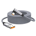 6A USB-C Right Angle Fast Charge Cable 3m 5m | Type-C Elbow