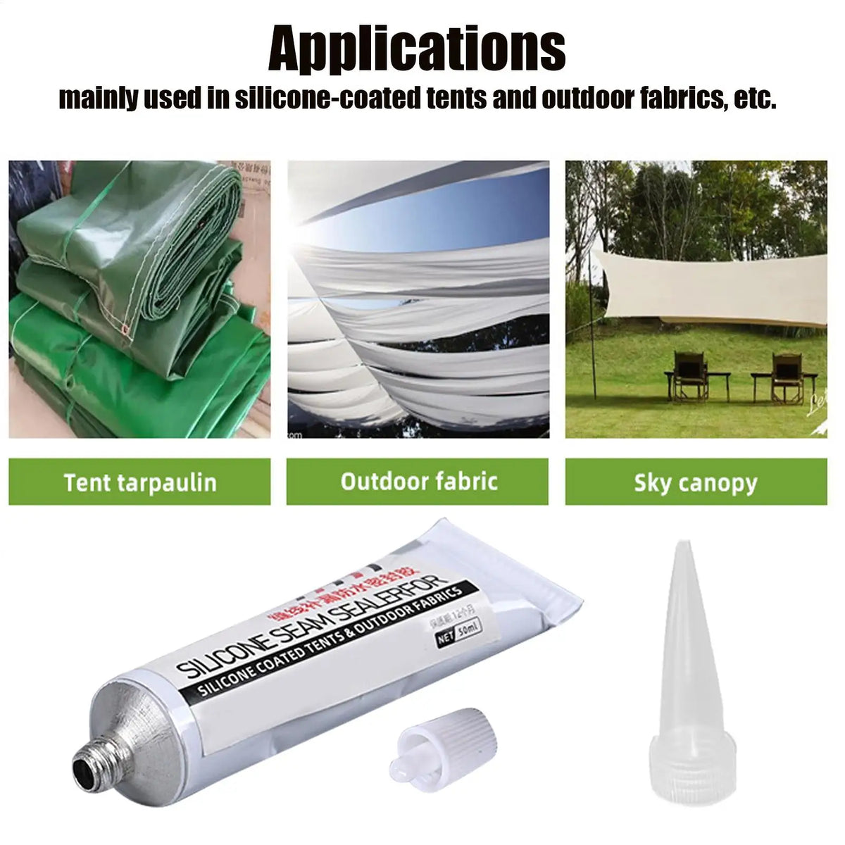 Waterproof Tent Seam Sealer 5-Pack – 250ml Camping Sealant