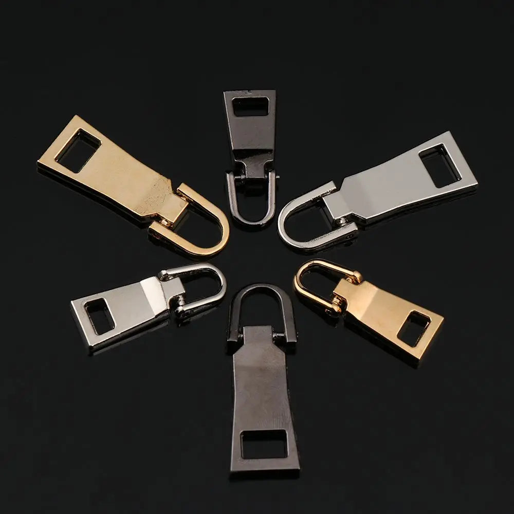5-Pack Metal Zipper Slider Repair Kit – Zipper Pull Heads
