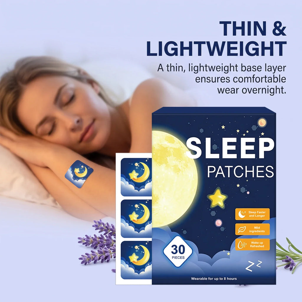 30Pcs Sleep Patches – Soothing Bedtime Body Stickers | Night Rest
