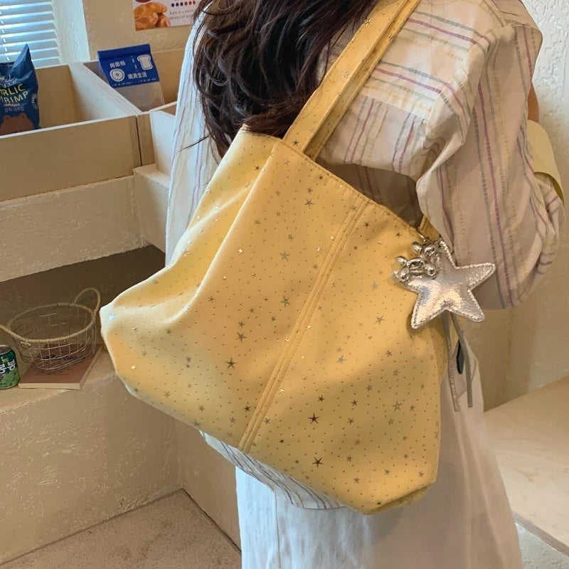Women's Large Capacity Tote Bag – Korean Style Shoulder Bag