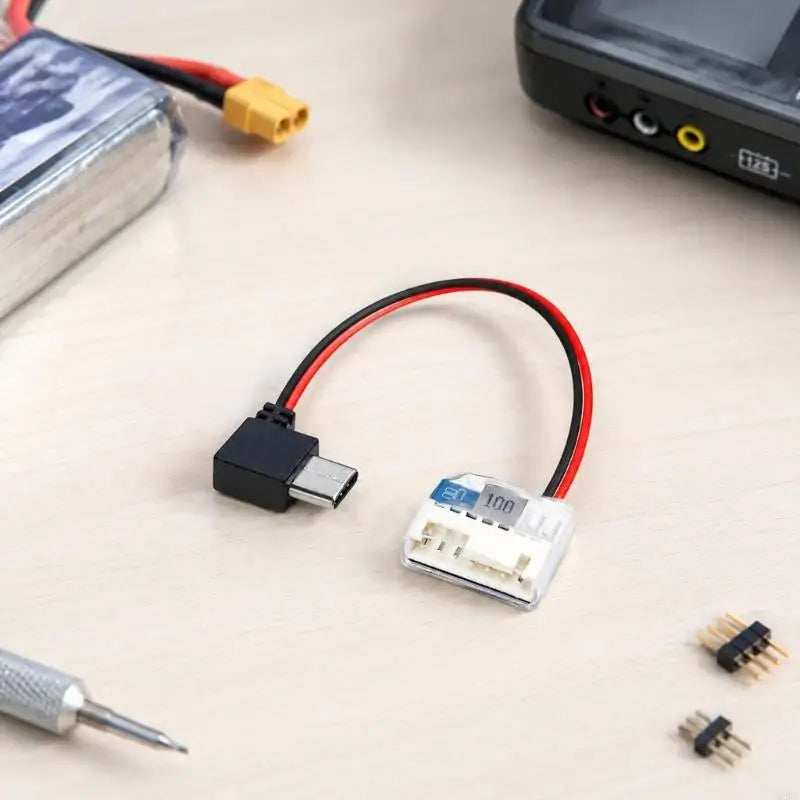 USB-C to Balance Connector Cable for 1S Hobby Batteries | P3