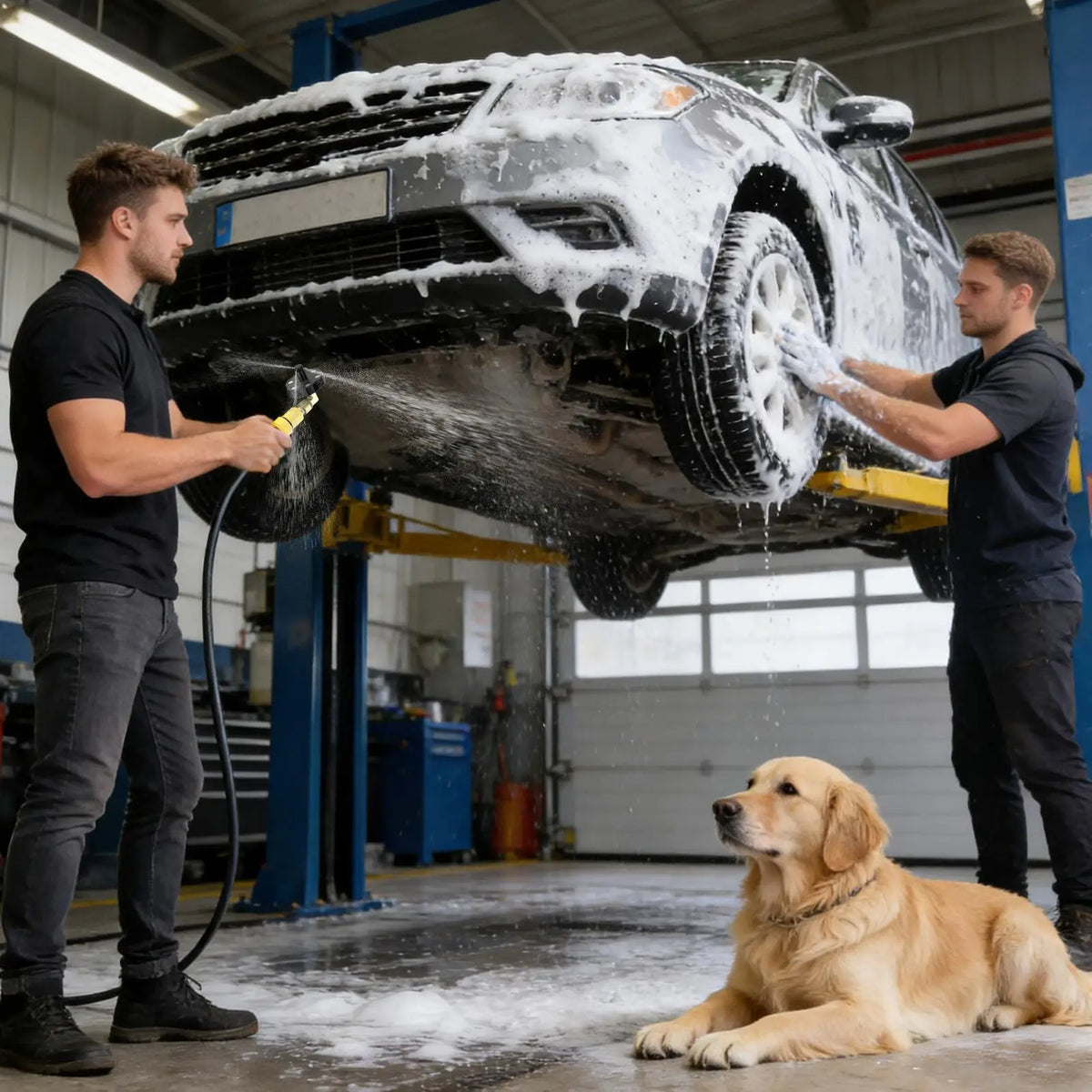 P3 High-Pressure Chassis Flusher – Undercarriage Cleaner