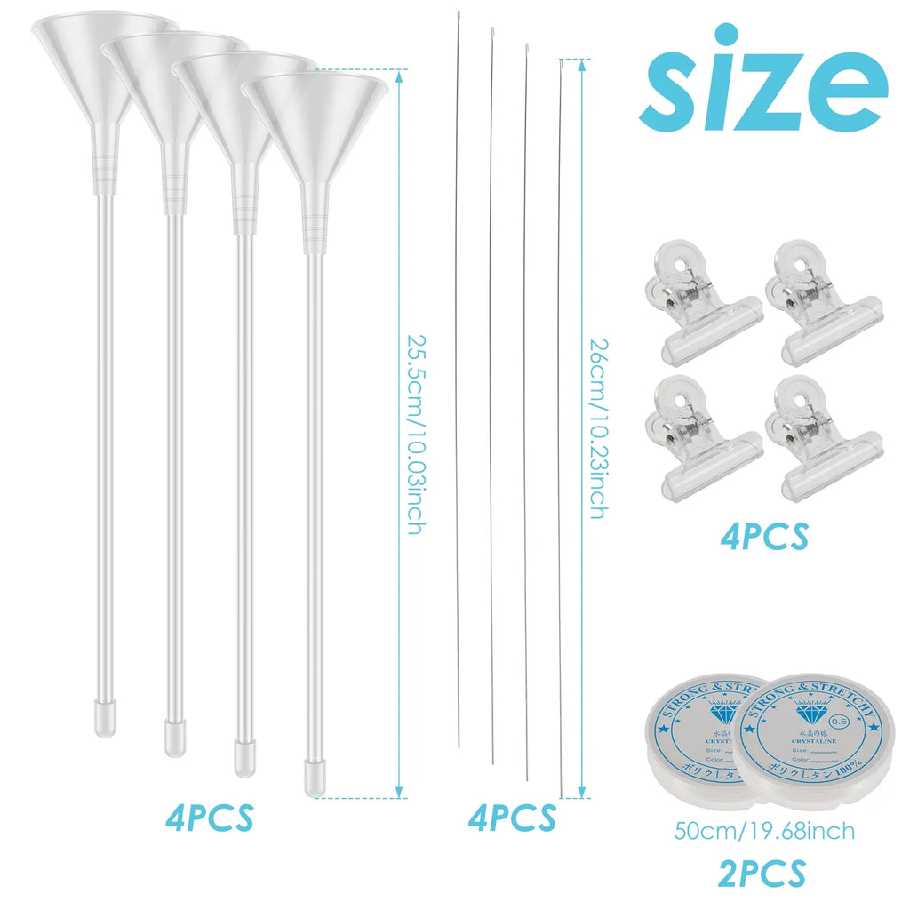 Clay Bead Beading Funnel Kit – Needles, Clips & Wire Included