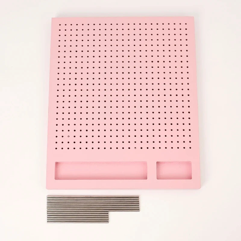 Crochet Blocking Board with Stainless Steel Pins – Wood Mat