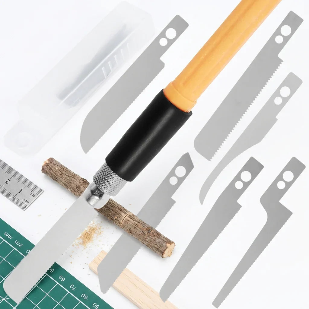 Mini Hand Saw Kit 8 Blades – DIY Modeling & Woodworking