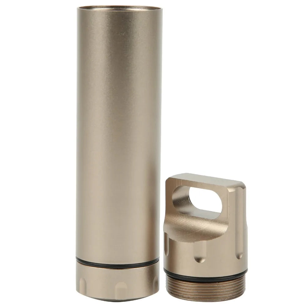 Aluminum Alloy Waterproof Pill Case – CNC Machined Portable