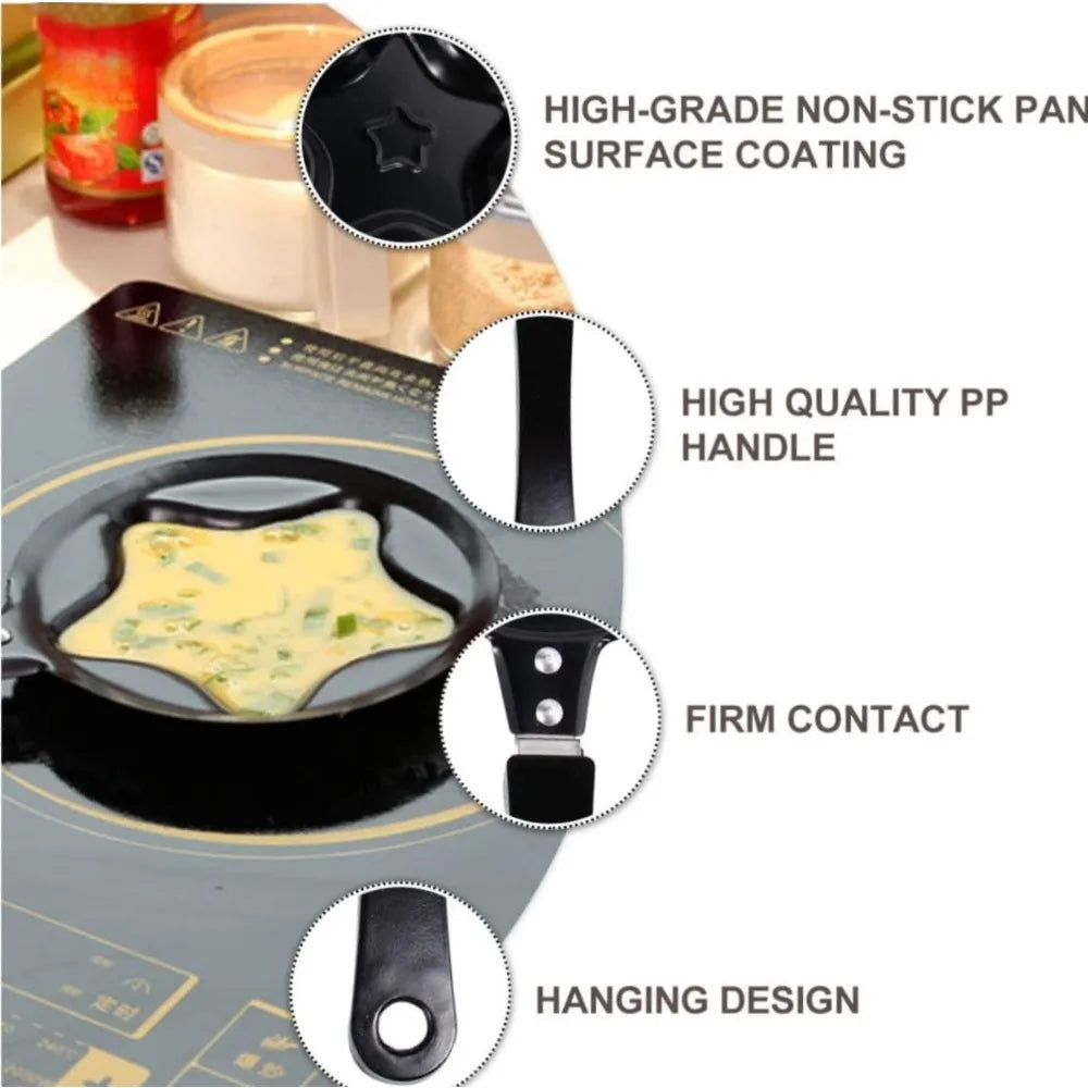 Mini Non-Stick Cartoon Omelette Pan – Fun Breakfast Baking Mold