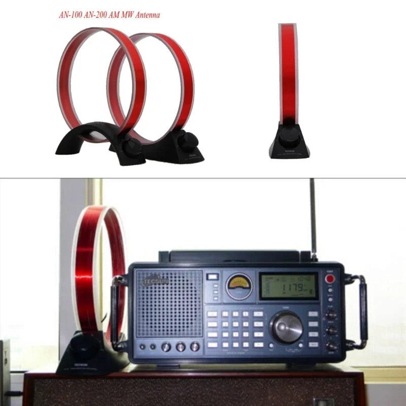 TECSUN AN-100 AN-200 Tunable MW Loop Antenna for AM Radio