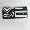 WiFi Password Wall Plaque – Self-Adhesive Wooden Sign + Pen