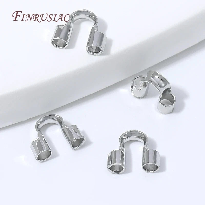 18K Gold Plated Wire Guard U-Loop DIY Jewelry Findings