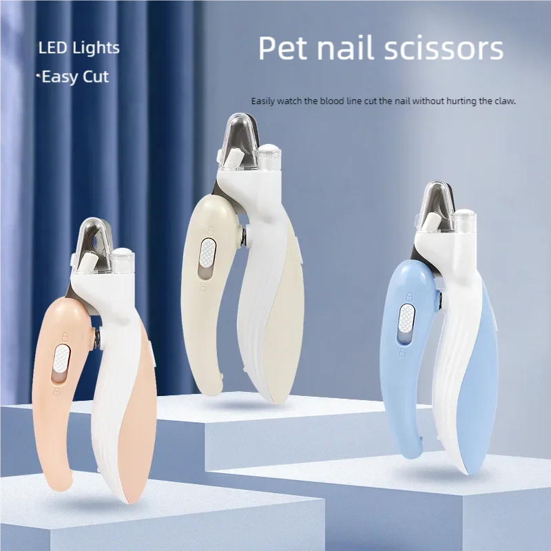 Pet Nail Clippers with LED Light – Dogs, Cats & Small Animals