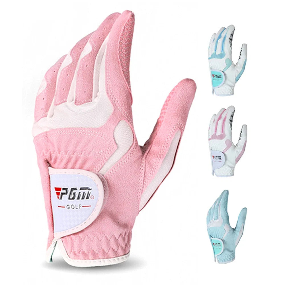 Women's Microfiber Golf Gloves – Breathable Non-Slip Pair