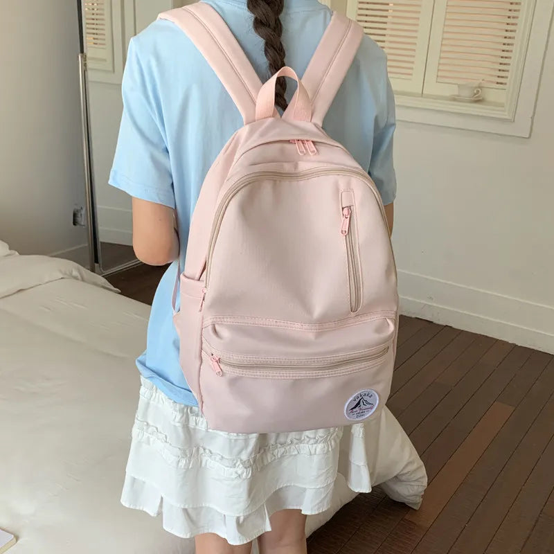 Korean College Laptop Backpack for Women | Stylish & Spacious