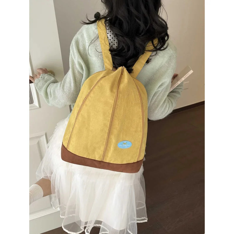 Peelable Banana Backpack – Large Capacity Unisex Travel Bag
