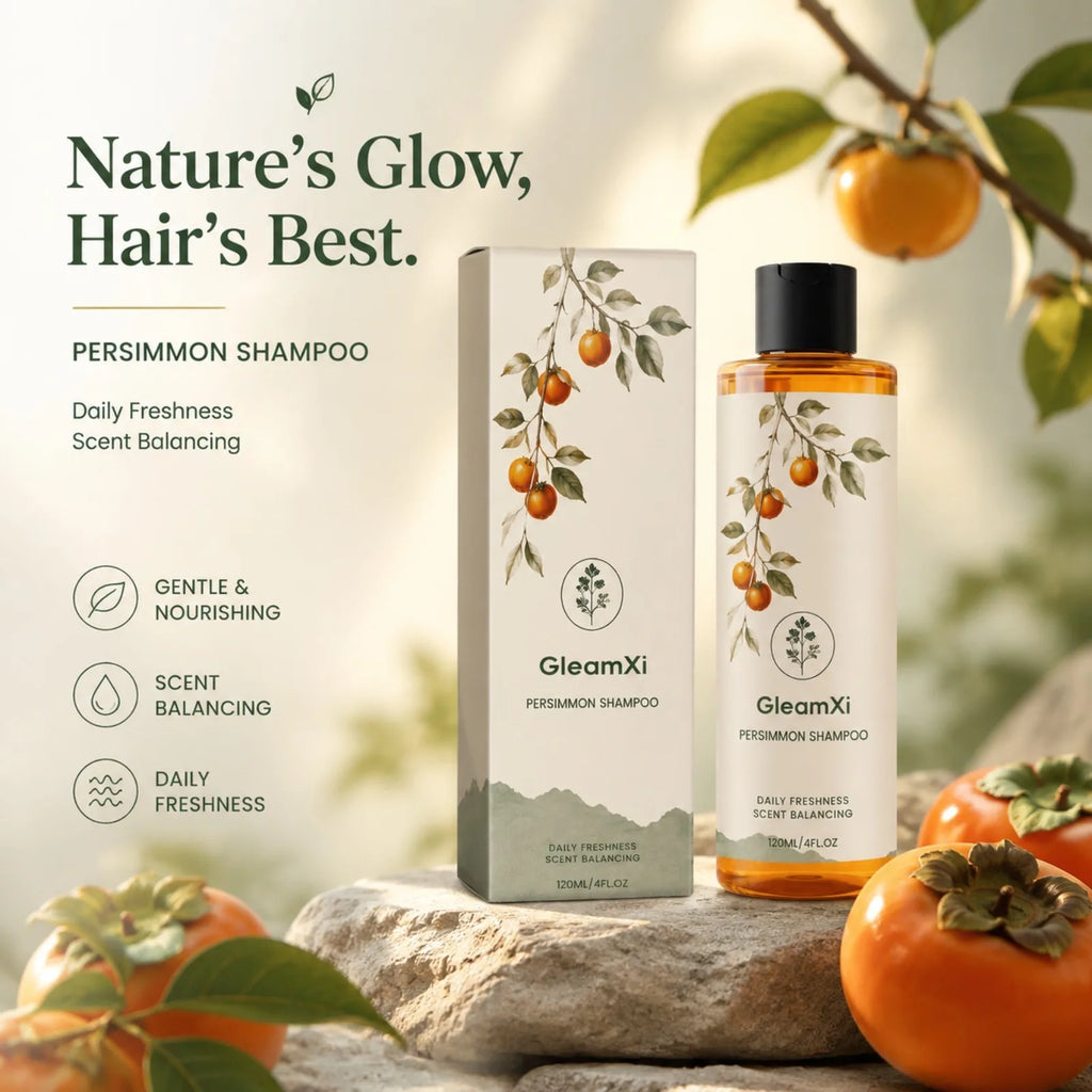 Persimmon Shampoo – Gentle Daily Scalp & Hair Cleanser 120ml