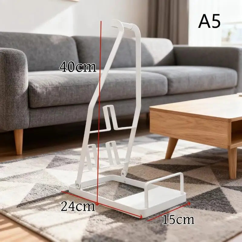 Universal Vacuum Cleaner Metal Storage Stand – Iron Floor Holder
