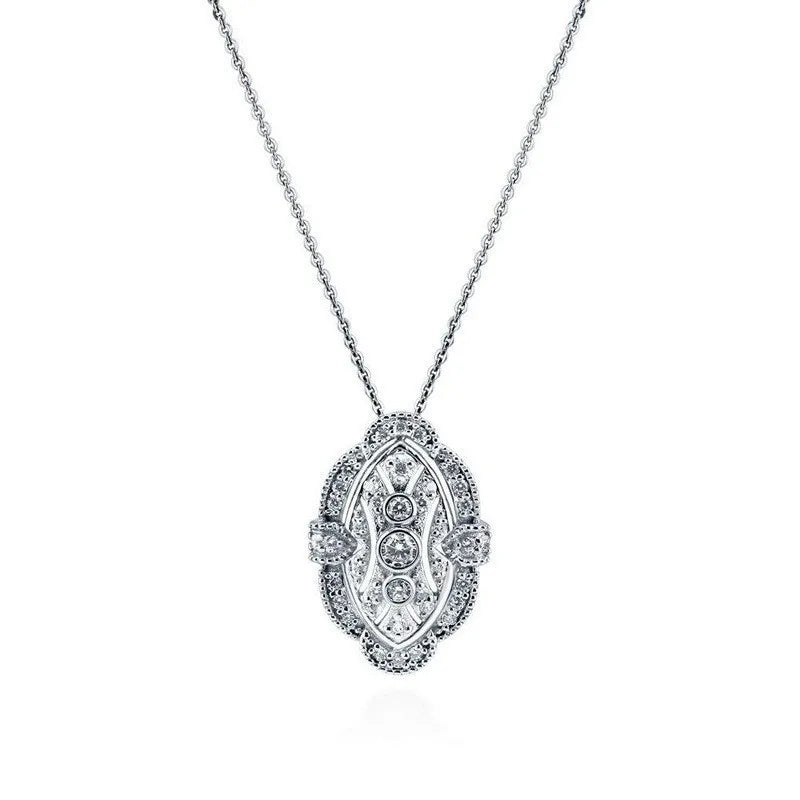 Women's Crystal Necklace Earrings Ring Set – Bridal Jewelry Gift