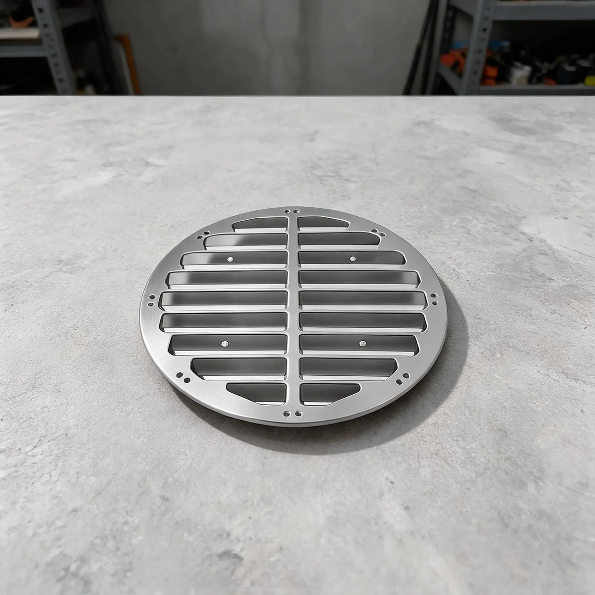 Stainless Steel AC Air Guide Plate – No Drill Outdoor Unit