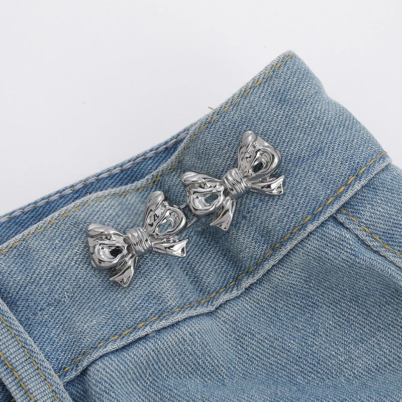 Butterfly Clasp Waist Tightener – Adjustable No-Sew Jean Button
