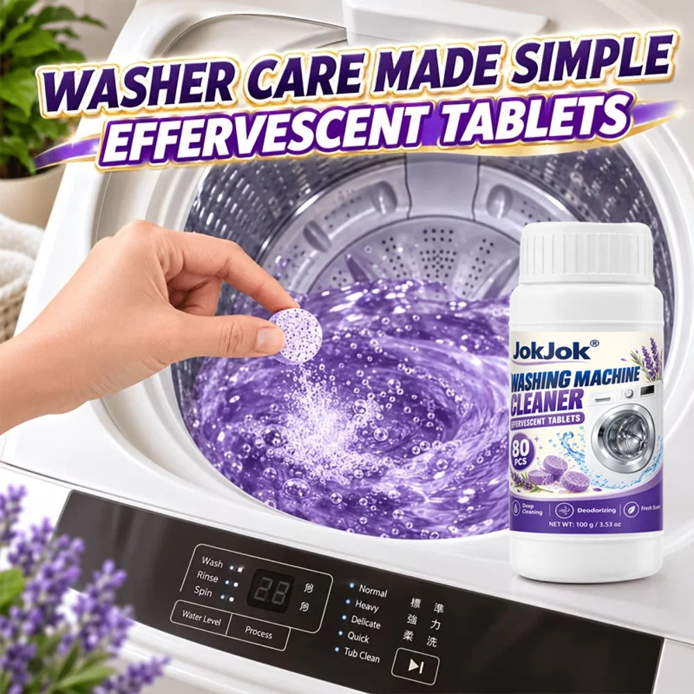 80-Pack Toilet Effervescent Cleaning Tablets – Drop & Clean