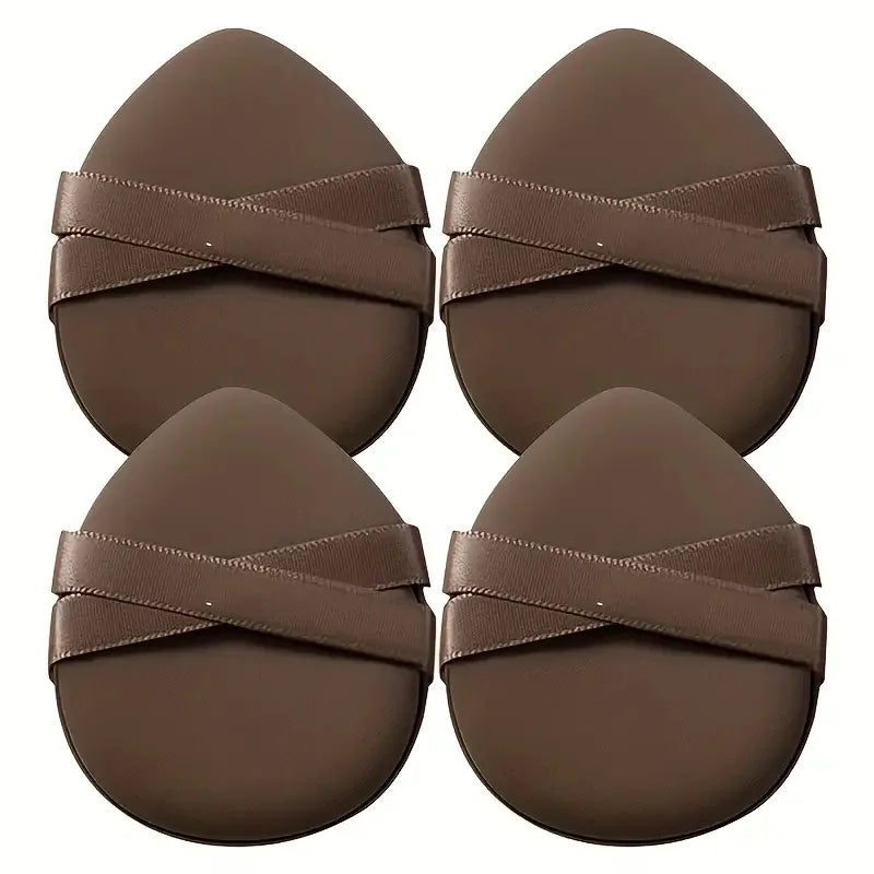 Double-Sided Teardrop Makeup Puffs – Foundation & Powder Set