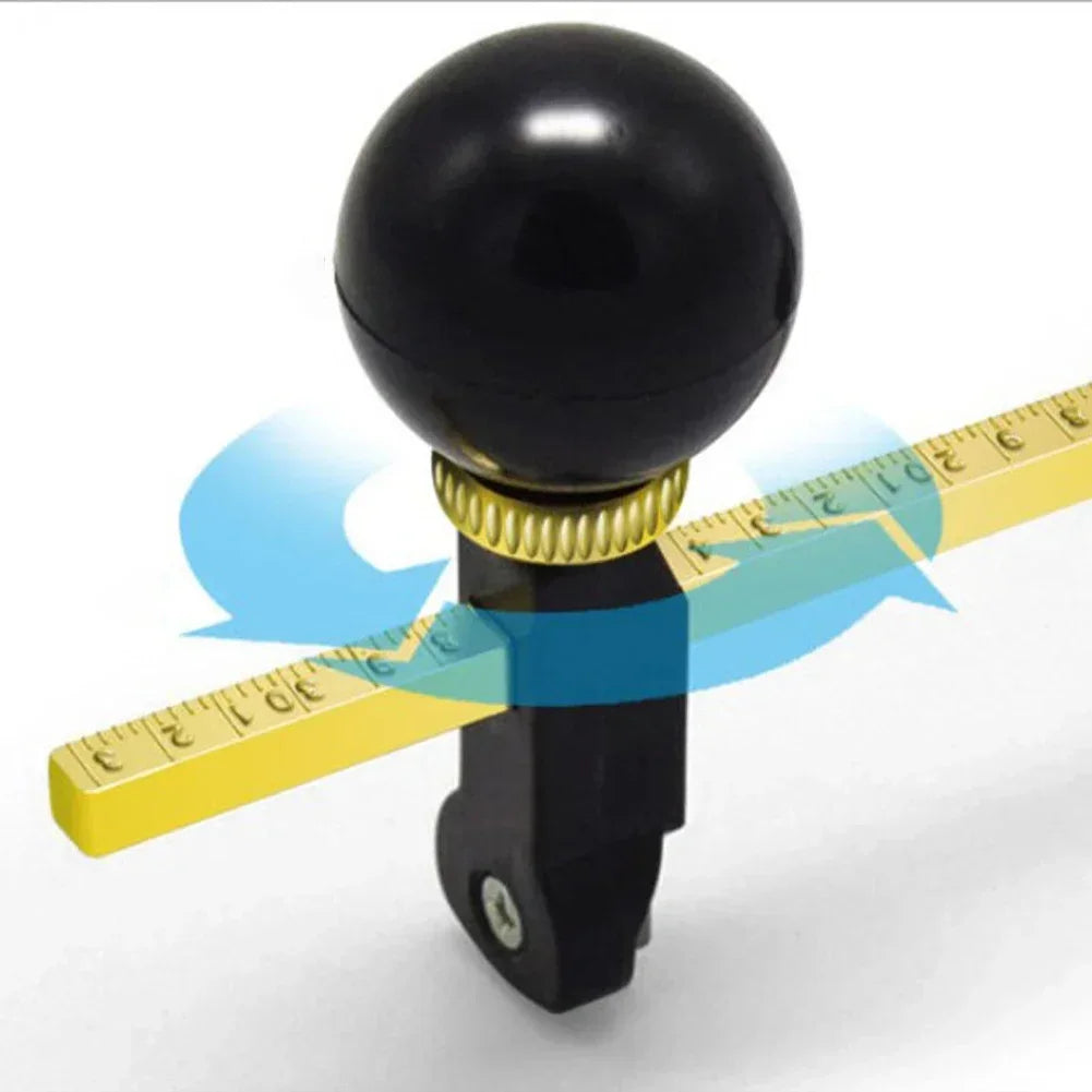 DAZZLEEX Circular Glass Cutter – Compass Type with Suction Cup