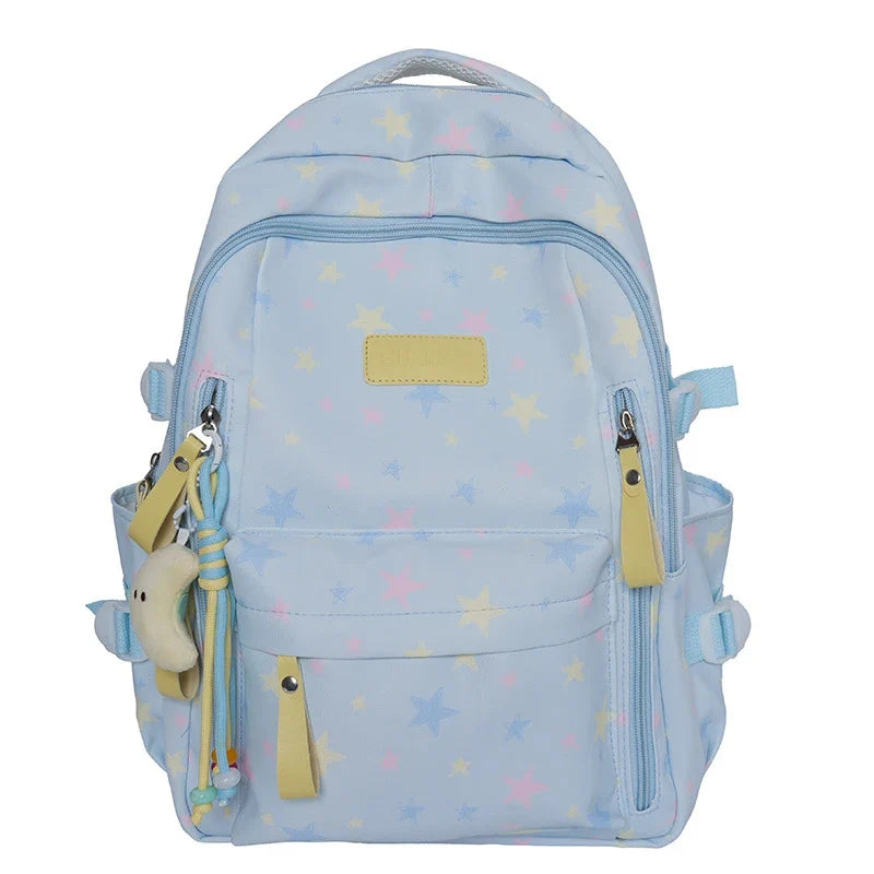 Korean Star Backpack – Large Capacity Student School Bag
