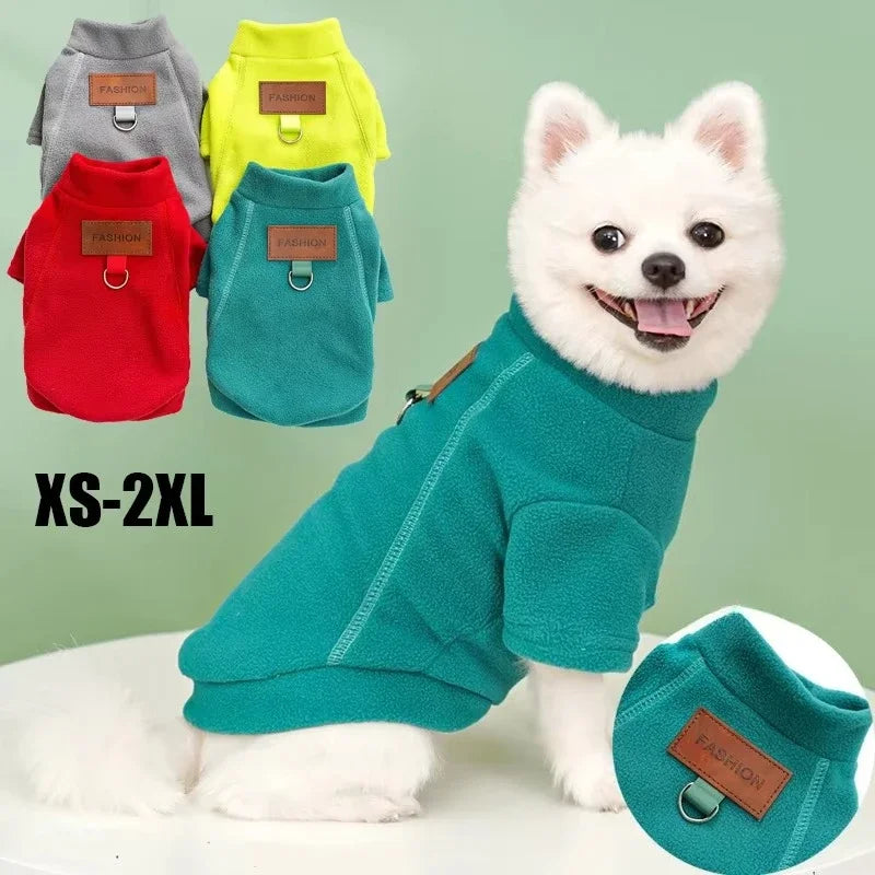 Winter Dog Hoodie – Soft Warm Sweatshirt for Small Dogs & Cats