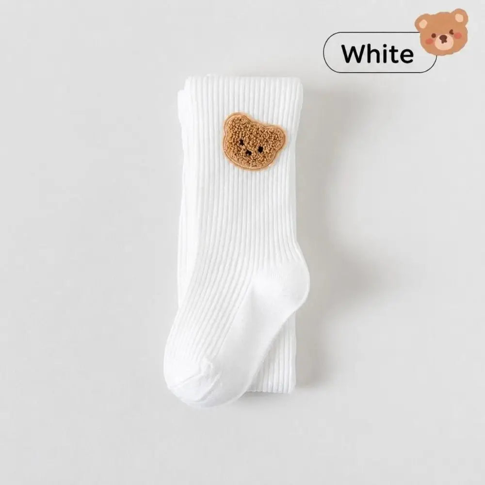 Soft Cotton Baby Girls Footed Leggings | Toddler Tights 0–6 Yrs
