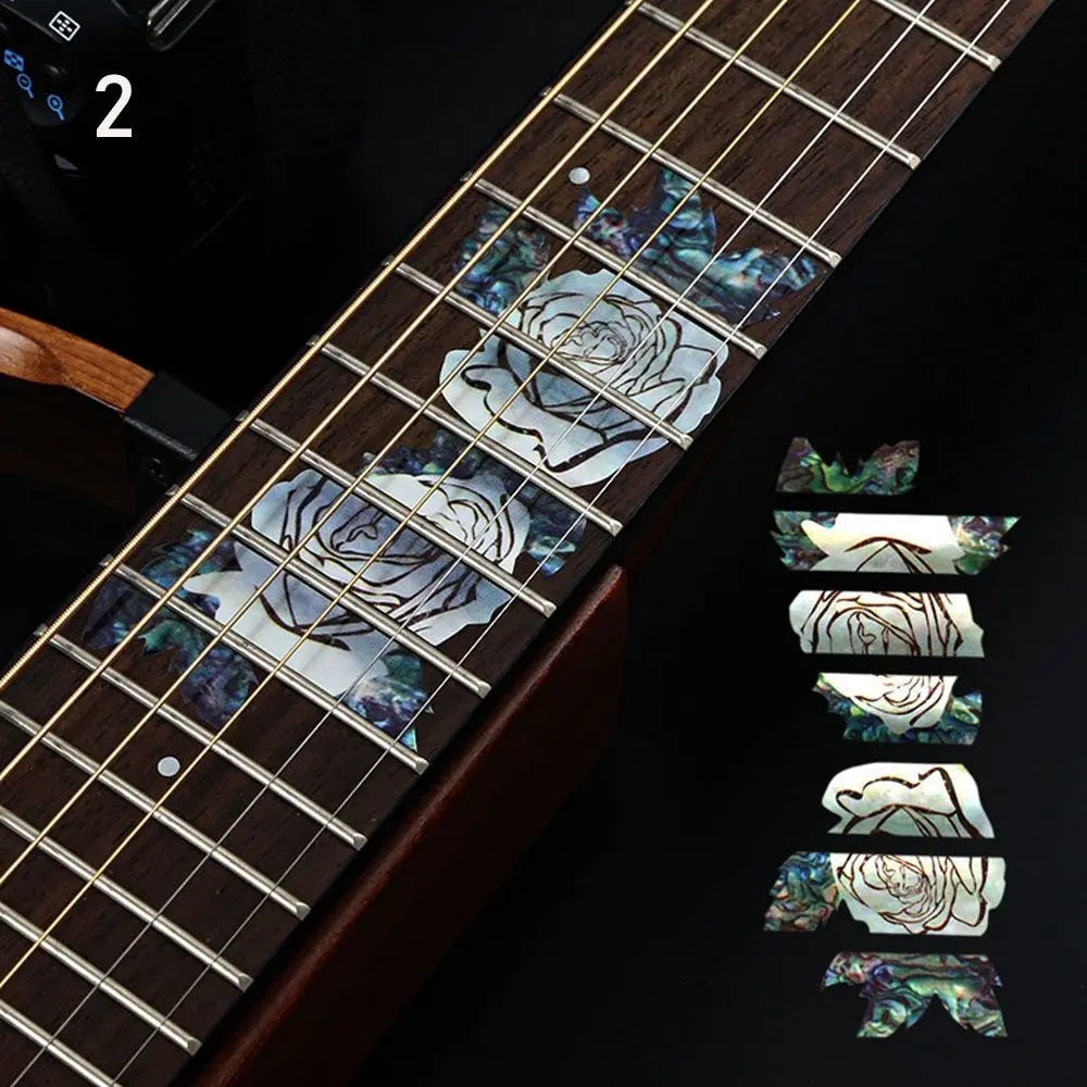 Guitar Fretboard Stickers – Ultra Thin Cross Inlay Decals