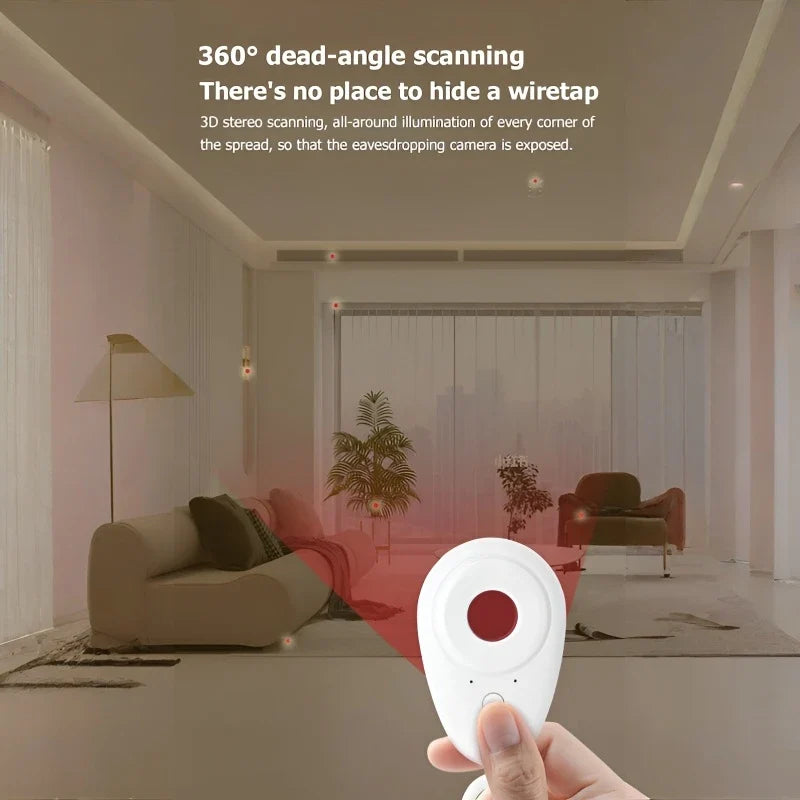 Portable Anti-Spy Camera Detector – IR Infrared Security Device
