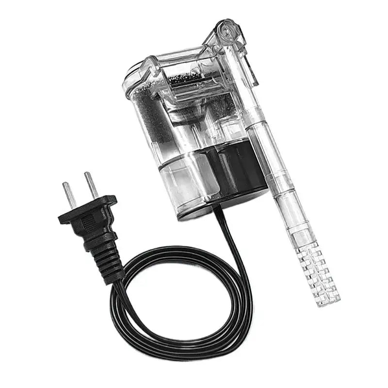 Silent Hang-On-Back Aquarium Filter | Transparent Fish Tank