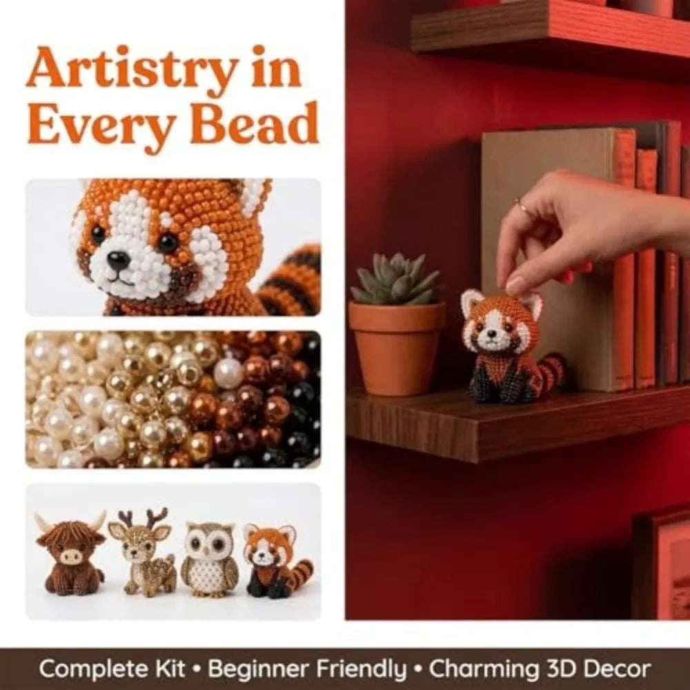 3D Bead Weaving Kit – Character Series DIY Craft Set