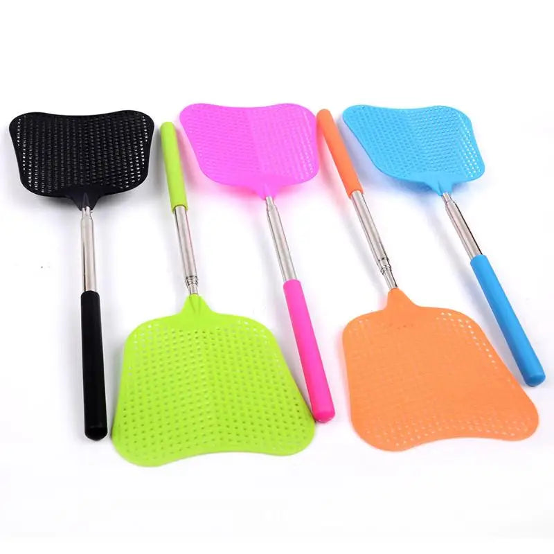Telescopic Fly Swatter Heavy Duty Plastic & Steel | 25.6"