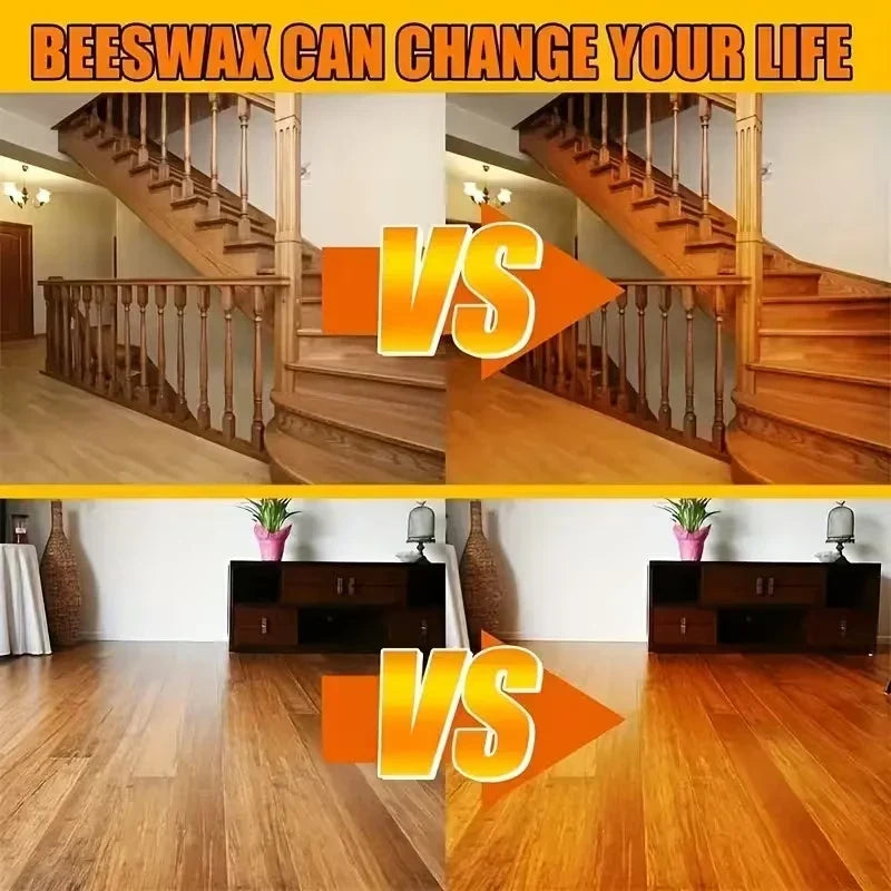 Natural Beeswax Wood Furniture Polish & Cleaner | Pure Wax