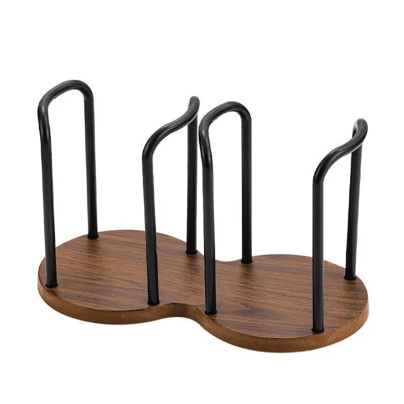 Disposable Cup Holder Dual-Slot Stackable Organizer Rack