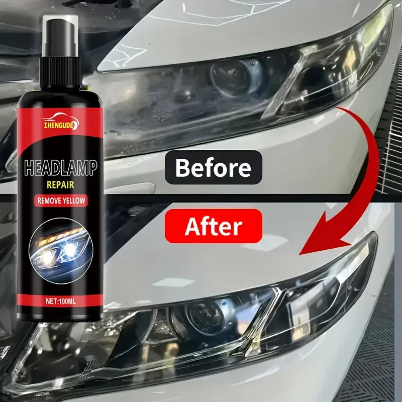 100ml Car Headlight Restoration Spray – Remove Oxidation