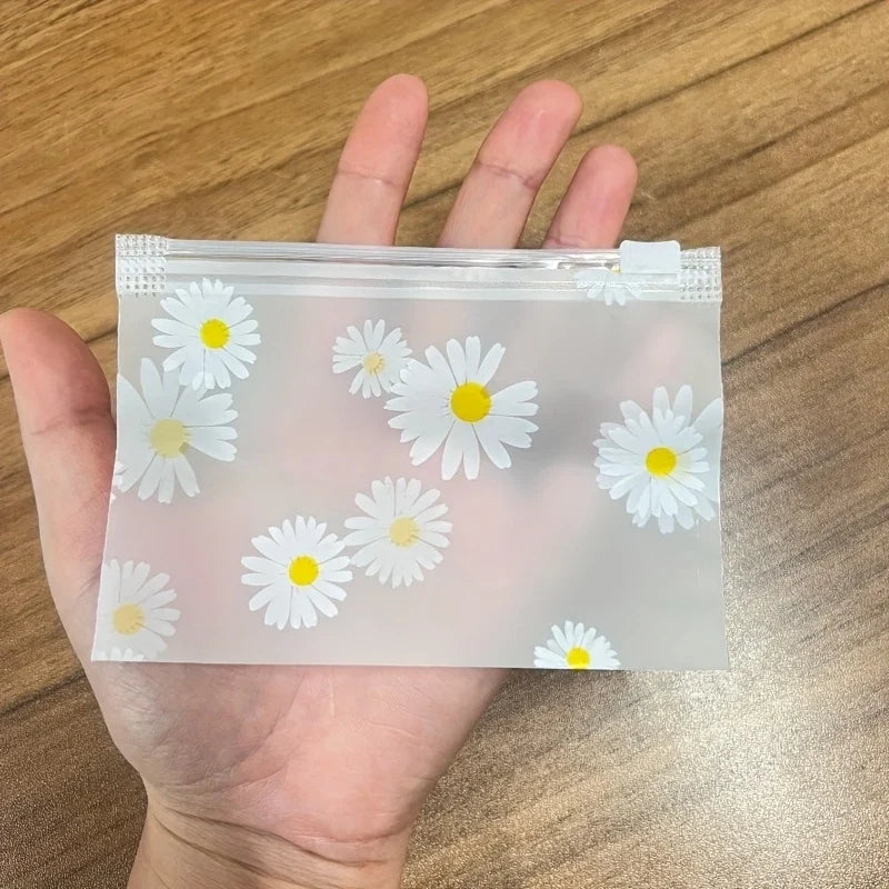 20PCS Daisy Zipper Bags – Reusable Dustproof Travel Storage