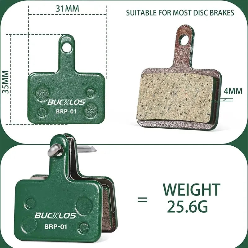 BUCKLOS Ceramic Disc Brake Pads – Shimano B01S B05S MTB
