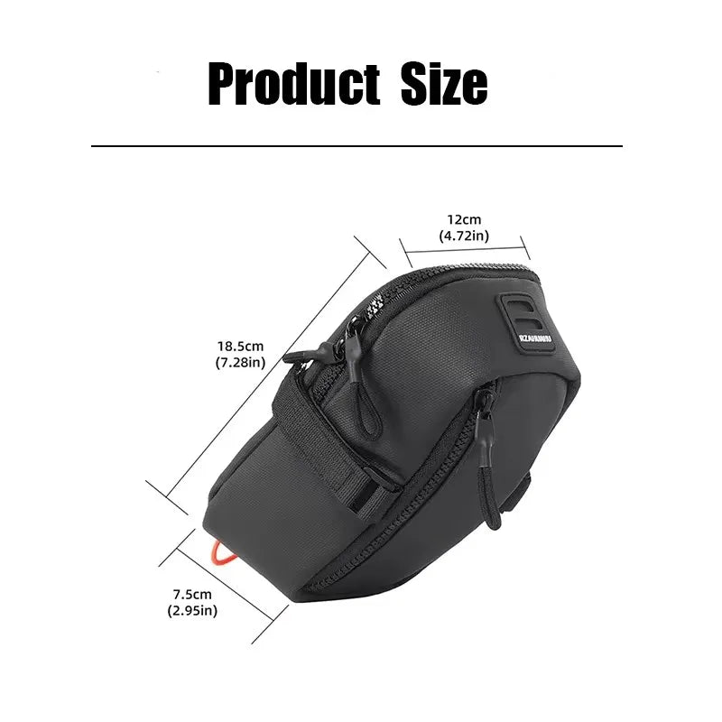 Ultralight Waterproof Bike Saddle Bag – MTB Seat Storage Pouch