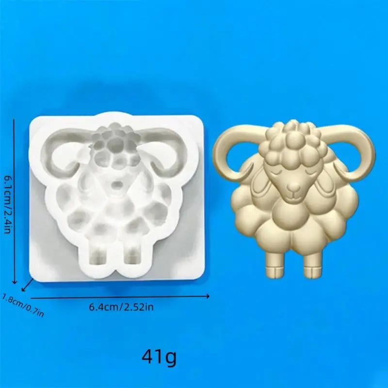 Sheep Silicone Candle Mold – DIY Resin, Soap & Plaster Craft