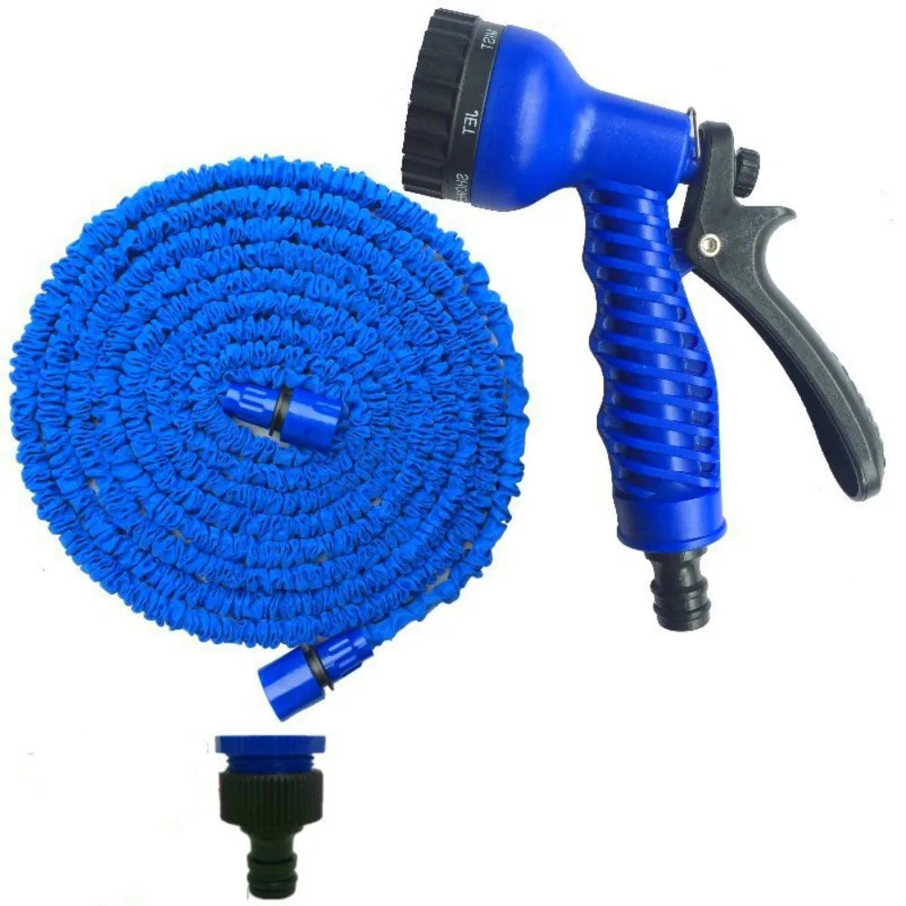 Expandable Garden Hose 25–125FT | 7-Pattern Spray Nozzle