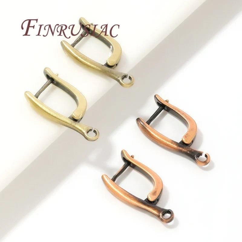 Antique Bronze Earring Hooks DIY Earwires & Findings 12x19mm