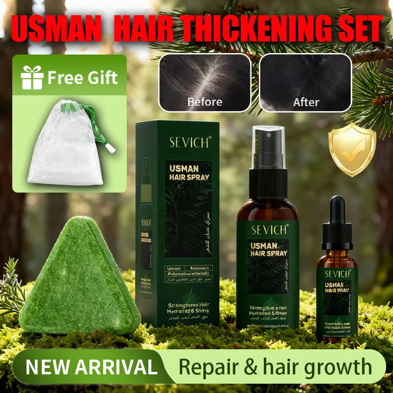 Sevich Hair Growth Serum Set – Usman Oil, Shampoo & Soap