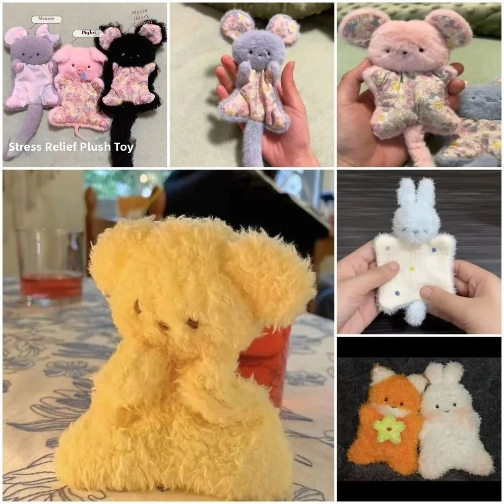 Soft Animal Hand Puppet Toy – Mouse Rabbit Puppy Plush Doll