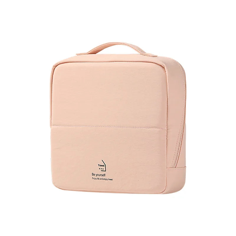 Travel Makeup Organizer Bag – Water-Resistant Cosmetic Pouch