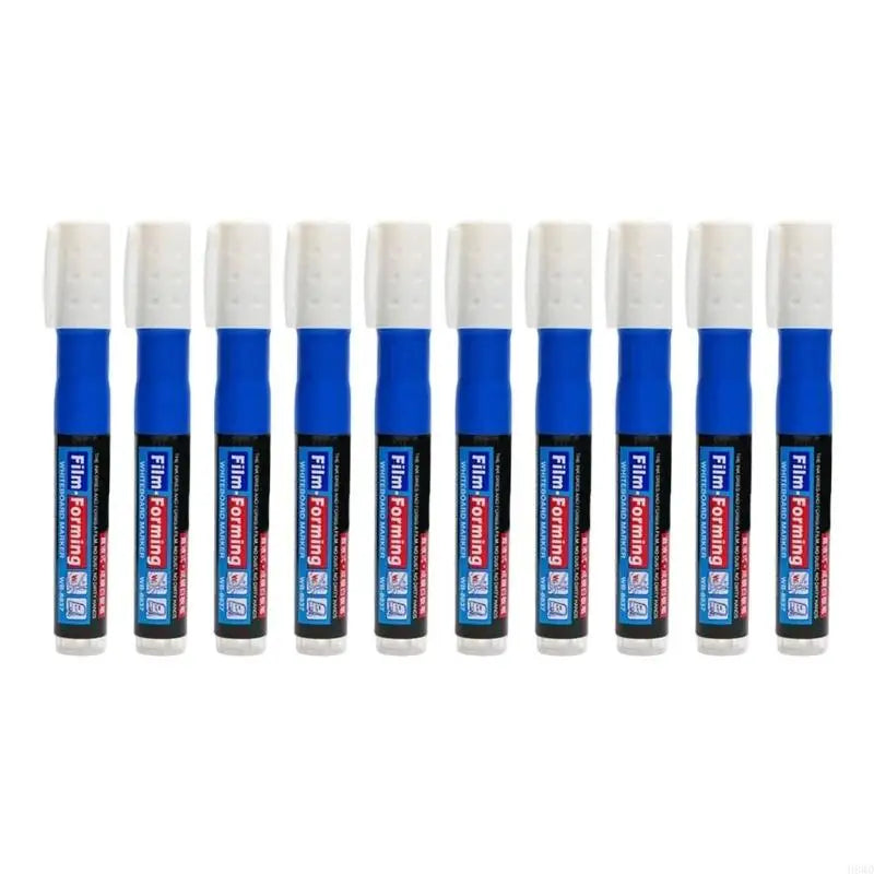 Film Forming Whiteboard Marker Set | 10 Pack Peelable