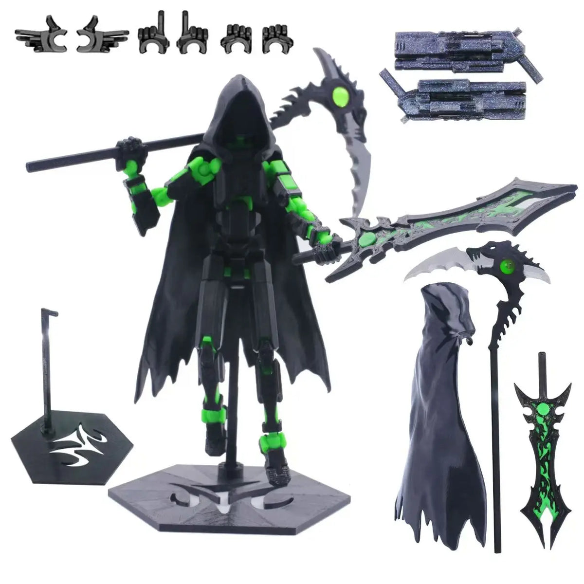 T13 Lucky13 3D Printed Multi-Jointed Robot Action Figure