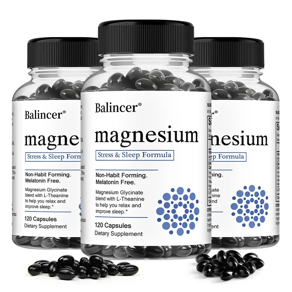 Taoters Magnesium Glycinate 120 Capsules | Sleep & Muscle Support